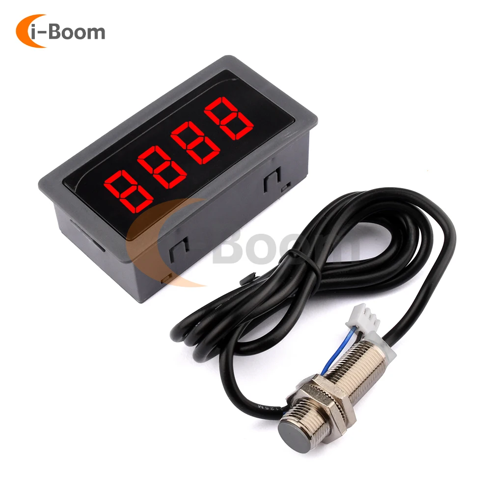 مقياس سرعة المحرك الرقمي DC8-24V بعرض LCD لقياس 10-9999 دورة في الدقيقة: تقييم عملي وتطبيق عملي