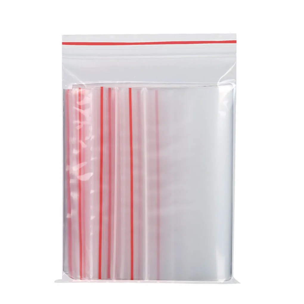 100Pcs Plastic Seal Bag Thick Wear-resisting Seal Bags Protective Closure Bags with Self Adhesive Flap