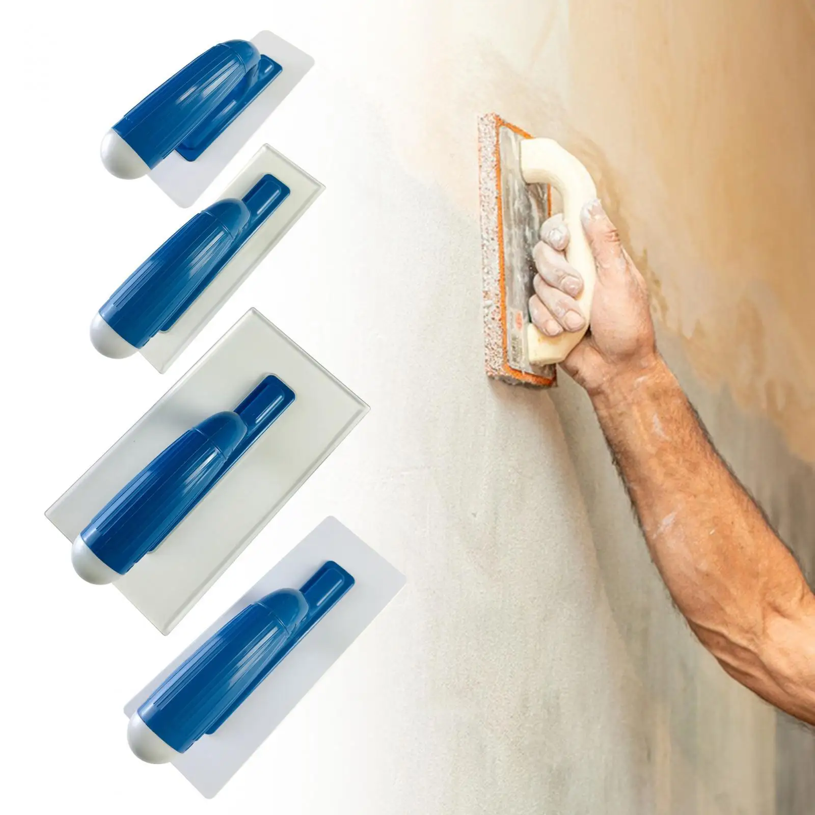 Plastering Trowel, Finishing Trowel, Finishing Plastering Tool, Tile Float Tiling Tool for Wall Board