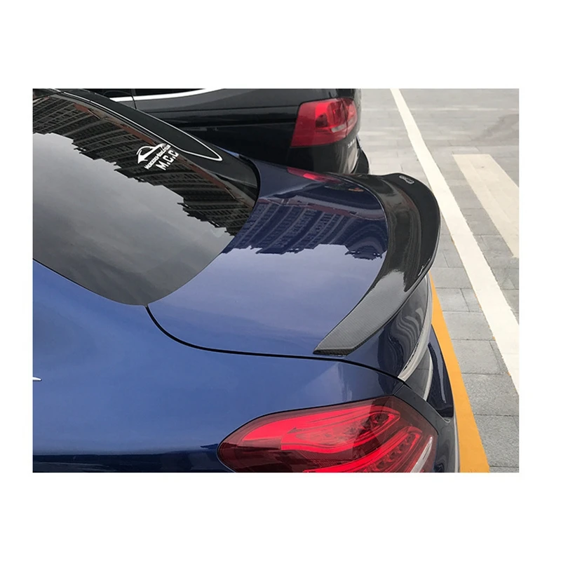 

For Mercedes-Benz C-Class W205 4Door sedan PSM Style carbon fiber Gloss Black Rear Spoiler Trunk Wing 2013-2022