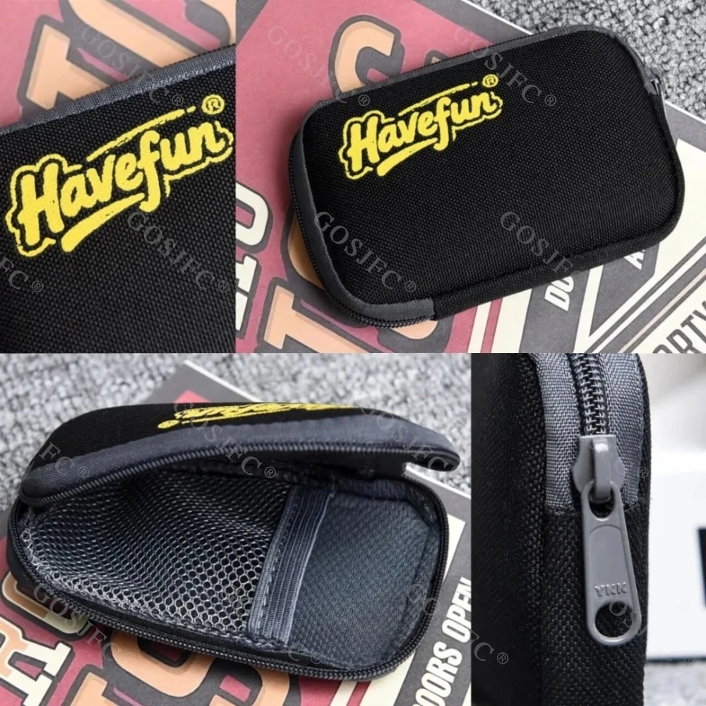 HaveFun EDC bolsa de almacenamiento bolso cruzado de cuero PU juguetes EDC almacenamiento de partición Fidget Spinner Fidget juguetes para adultos