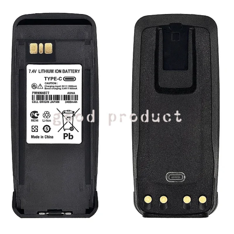 

3200mah PMNN4077C Walkie Talkie TypeC Battery for PMNN4066A DP3600 P8268/8260/8800 DEP550 DEP570 DGP4150 DGP6150 DP3400