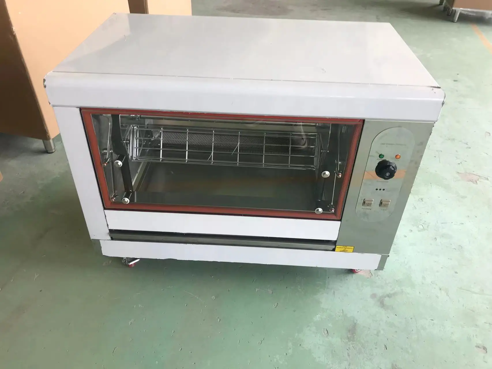 Commercial  Roast Chicken Rotisserie Oven Grill Electric Gas Roaster Roasting Machine Rotisserie Chicken Oven for Sale