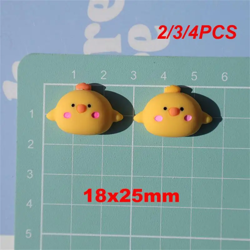 2/3/4PCS Resin Doll Party Gifts Kids Resin Handmade Cream Gum Accessories Cartoon Stickers Elastic Little Bear Rabbit Frog