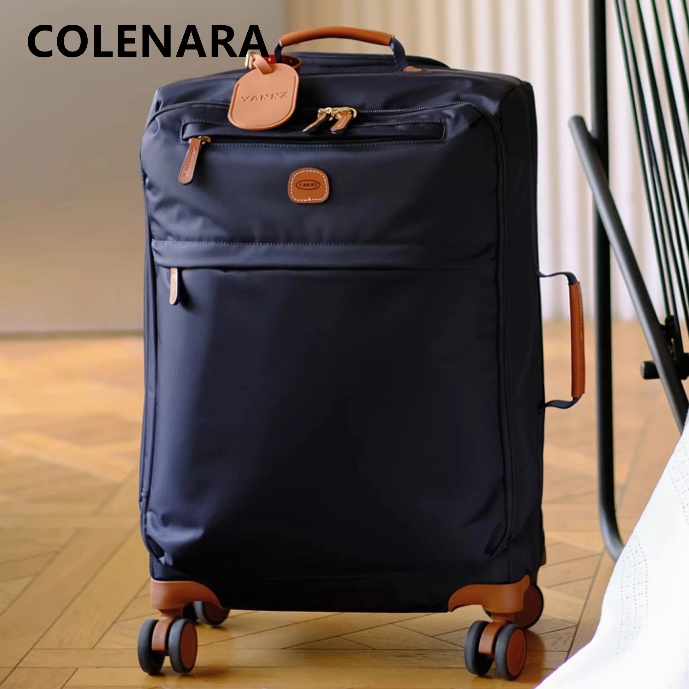 

COLENARA Suitcase 20"24"26"28Inch Oxford Cloth Boarding Box Women's Ultra-light Trolley Case Men's Password Box Cabin Luggage