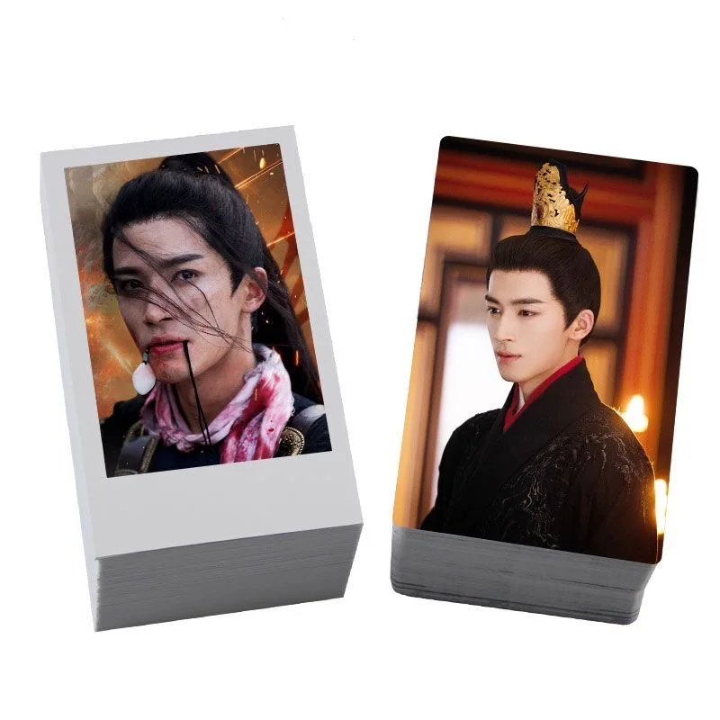 100PC Wang Xingyue Wu Jinyan HD Poster Lomo Cards TV The Double Xiao Heng Drama Stills Photos Pai Li De Meal Bus Card Sticker