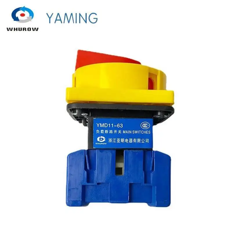 63 أمبير 690 فولت المعزل التبديل 3P الرئيسية بمحركات الروتاري قفل على الخروج مفاتيح الطاقة YMD11-63A استبدال LW30 #4