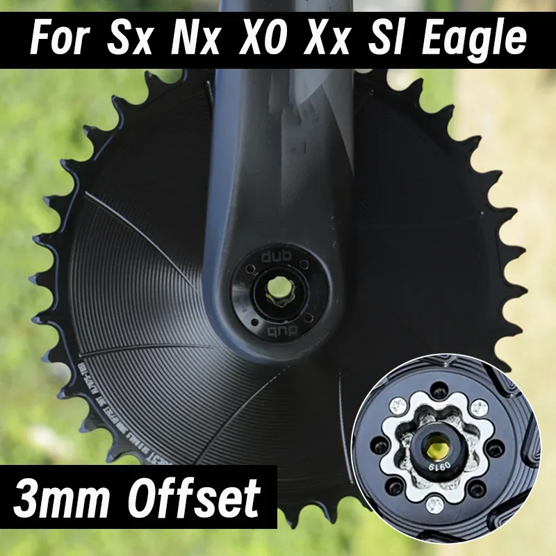 

Звезда для велосипеда MTB с прямым креплением на 8 болтов, совместимая с Sram SX NX X0 XX SL Eagle Crown, 40 42 44 46 48 50 52 54 56 зубьев, смещение 3 мм