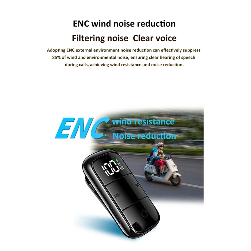 بلوتوث 5.3 استقبال الكمون المنخفض سماعة الألعاب ANC + ENC إلغاء الضوضاء 3.5 مللي متر AUX محول الصوت اللاسلكي مع هيئة التصنيع العسكري