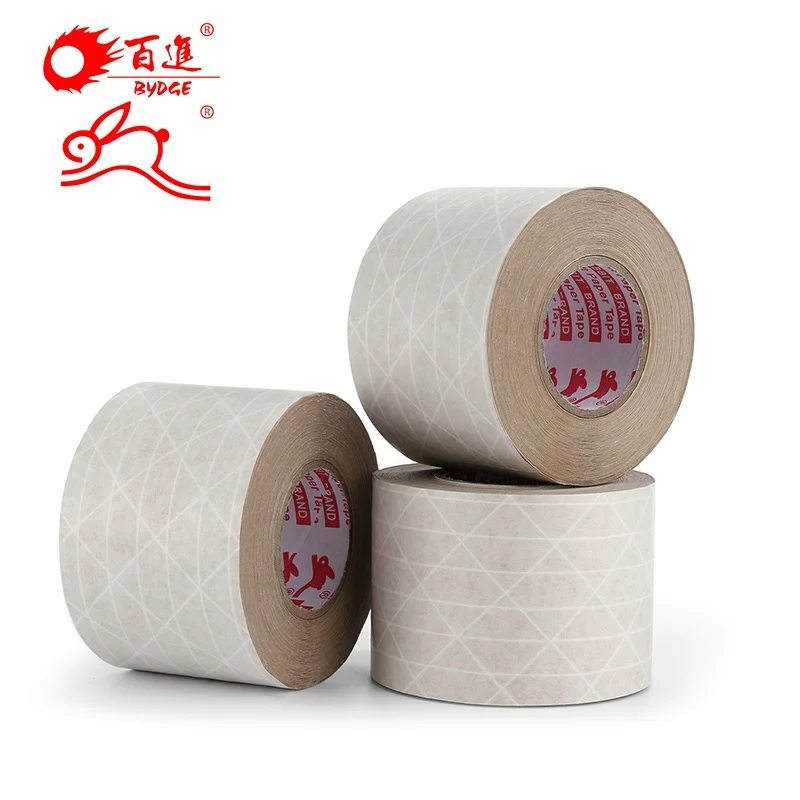 10 pieces.custom.Factory price packing white brown color reinforced kraft paper gummed tape personalised kraft tape