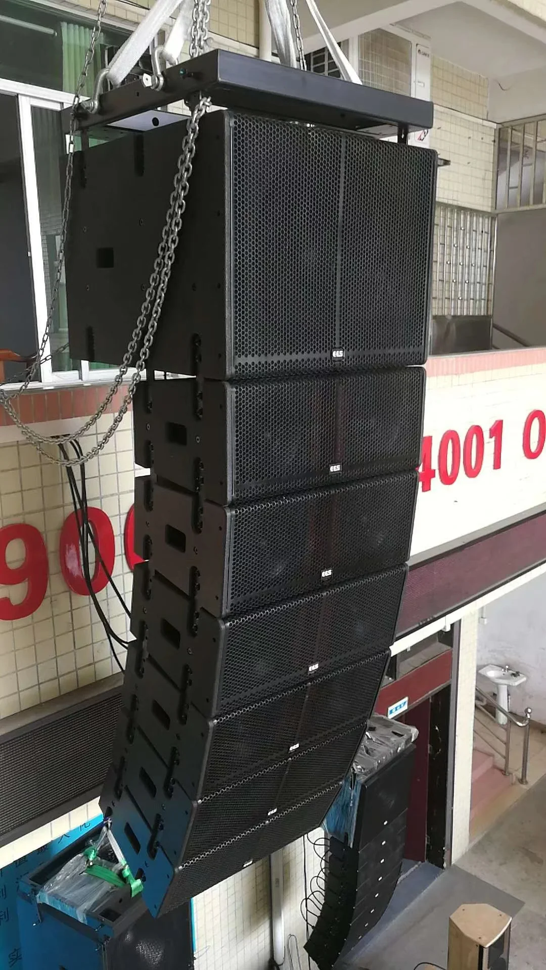 Pro audio line array system Dual 8 pollici power line array LA-208DSP