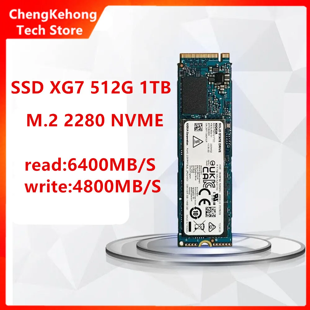 Original For KIOXIA XG7 512G 1T Solid State Drive M.2 Interface 2280 NVME Protocol Pcie4.0 Desktop Laptop SSD