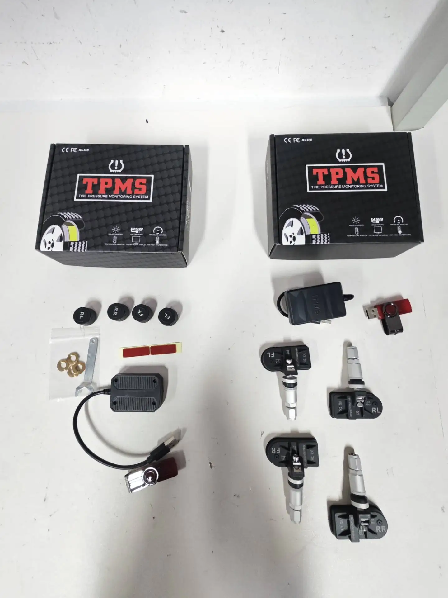 

Система контроля давления в автомобильных шинах, беспроводная система TPMS, 4 внешних датчика для Android PX5 PX6 PX3