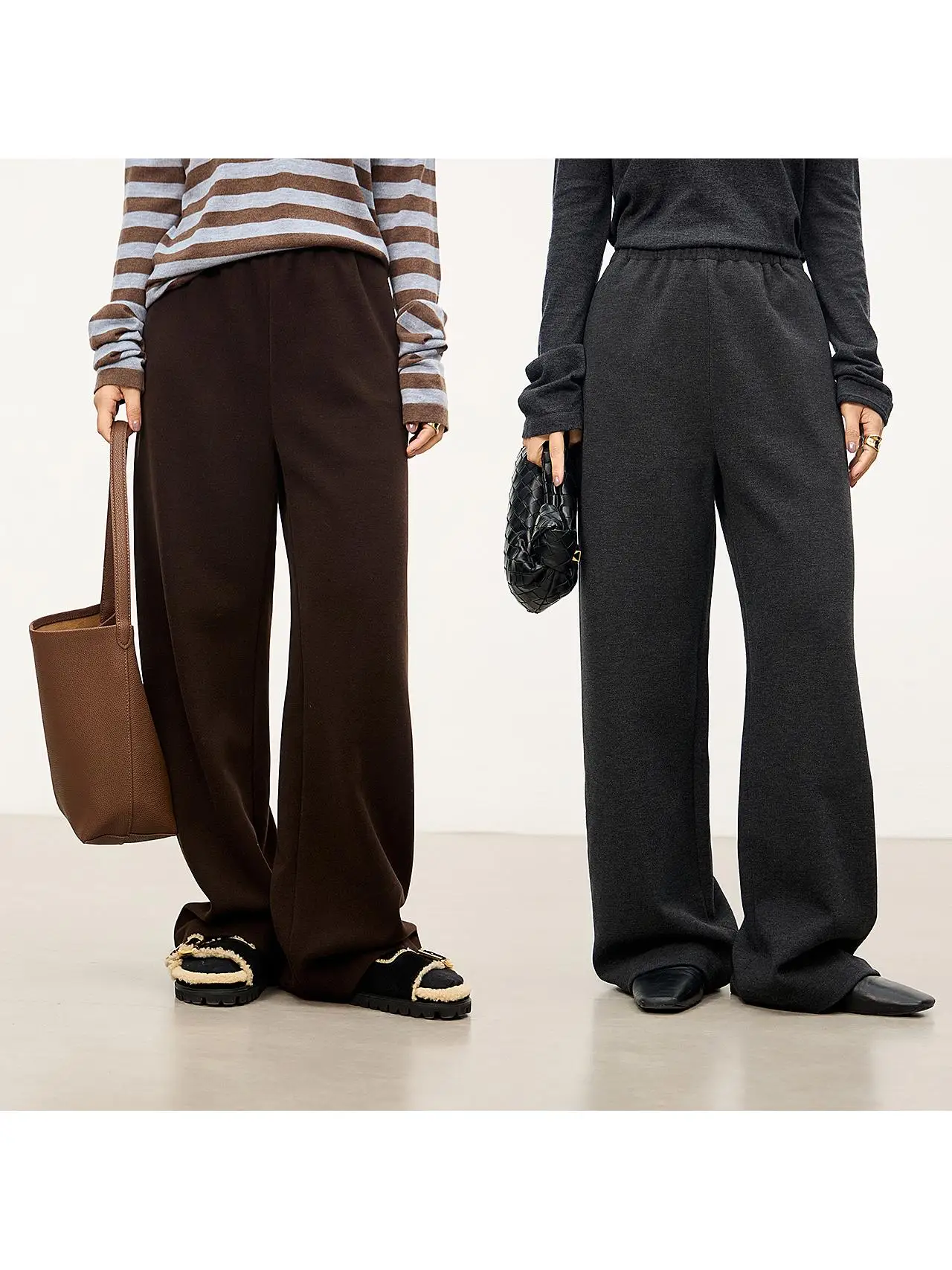 

Effectiveness для похудения, удобные брюки для глаз, женские прямые спортивные штаны с высокой талией и широкими штанинами, осенний сезон, универсальные