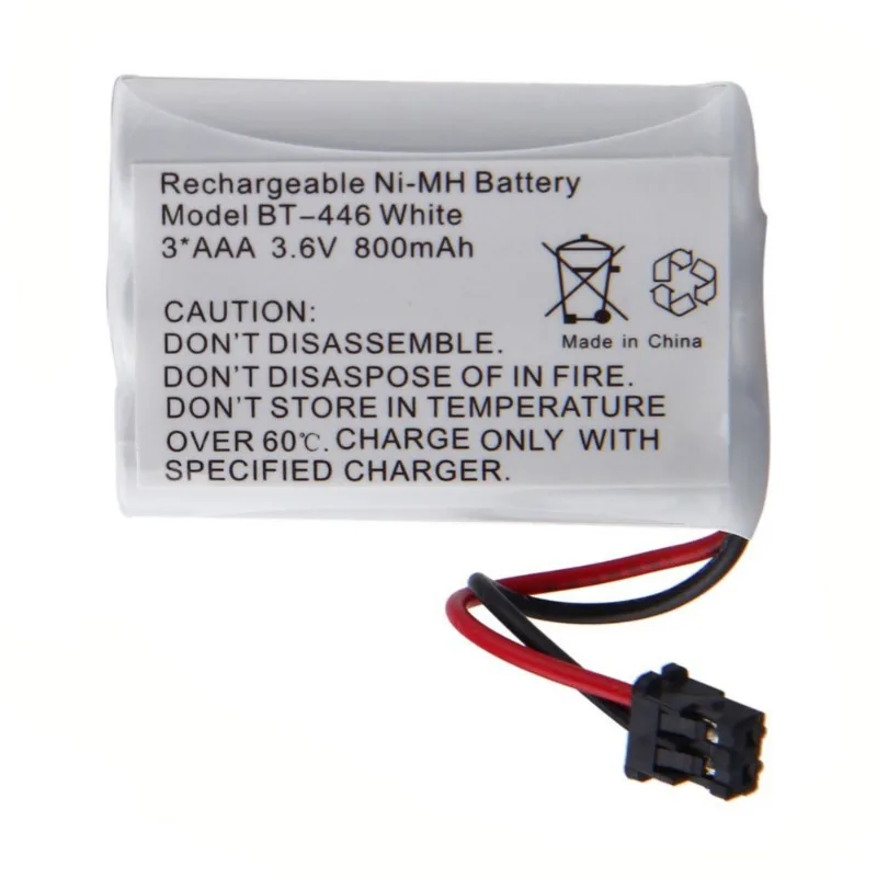 BT-446 NiMH Battery 3.6V 800mAh For Uniden BP-446 BT-1005 ER-P512 BBTY0457001 BBTY0458001 Rechargeable Cordless Phone Battery
