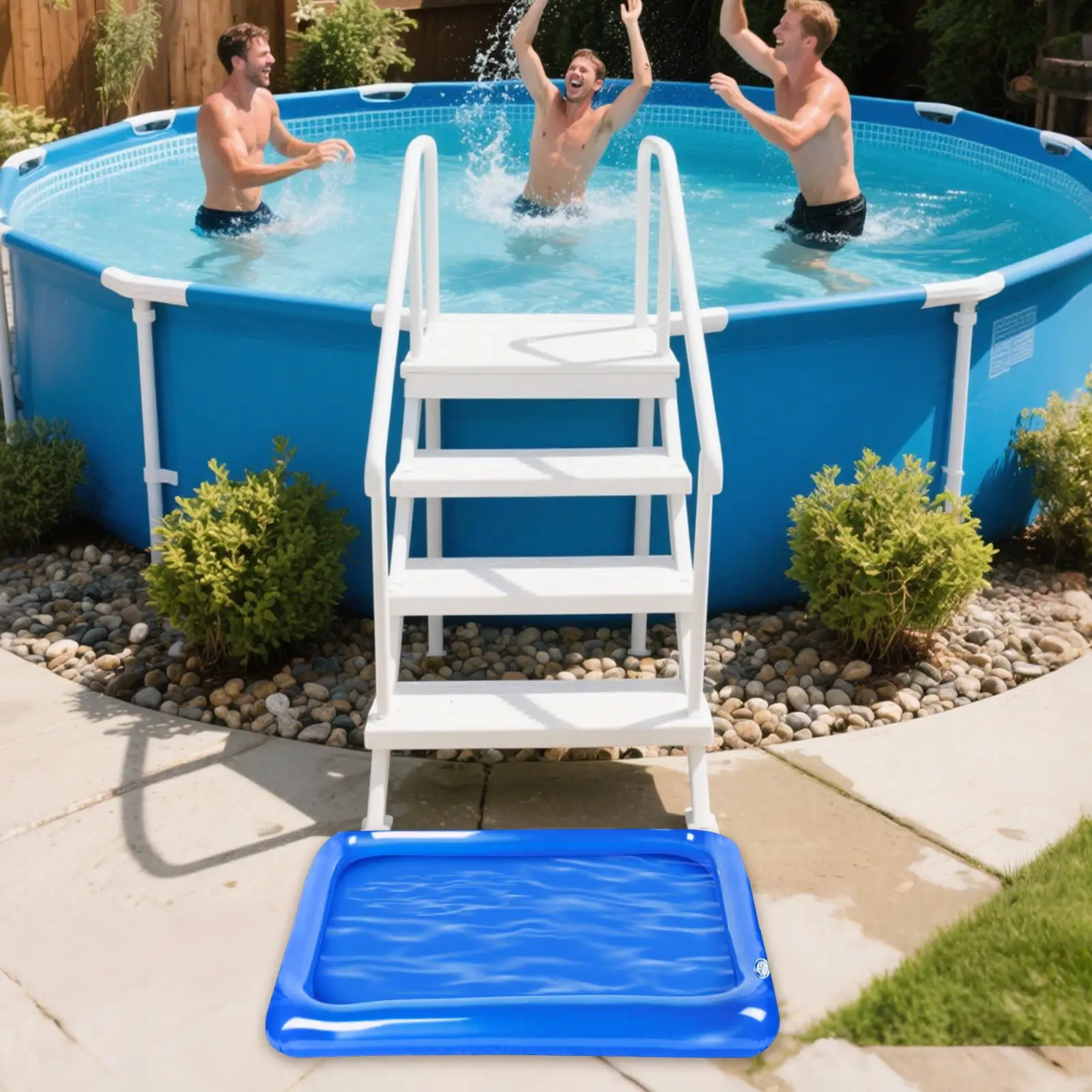 Baño de pies inflable para piscina, lavabo para pies, bañera de lavado de pies portátil para adultos y adolescentes, baño de viaje para playa