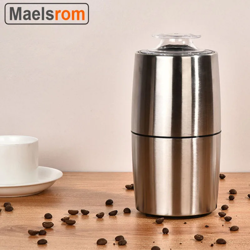 

200W Electric Coffee Bean Grinder 304 Stainless Steel Spice Blender Grain Milling Machine Dry Herb Grinders