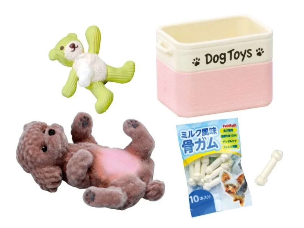 レメント ミニチュアシーン オリジナルシリーズ 犬の日常生活 柴犬 テディ ブラインドボックス ディスプレイピース コレクタブルトイフィギュア