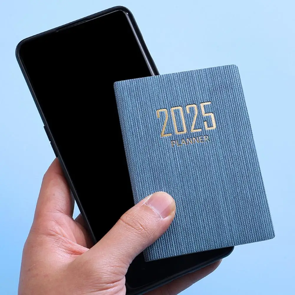 Thick Paper Notebook Soft-touch Cover Notebook 2025 Planner with Thick Paper Faux Leather Cover Smooth Writing Notebook for No