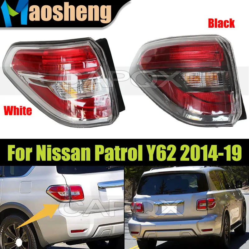 

Задний фонарь автомобиля для Nissan Patrol Y62 2014 2015 2016 2017 2018 2019, стоп-сигнал, задний бампер, задние фонари, задний фонарь