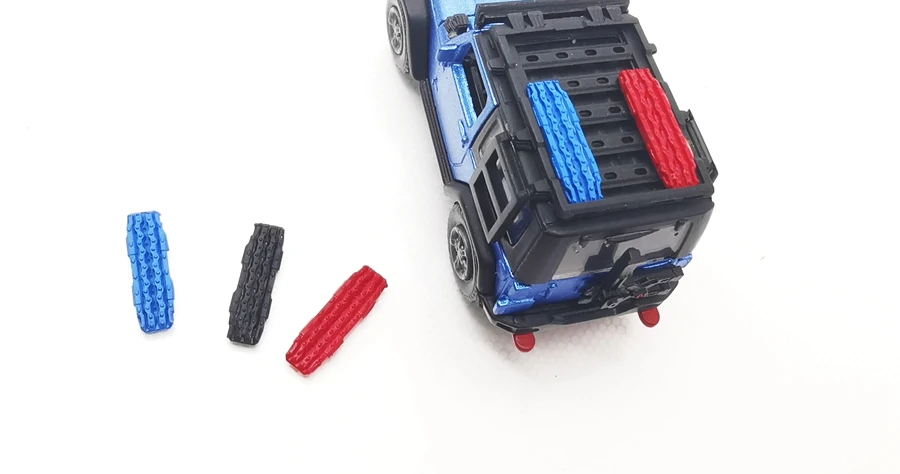 1PCS 1: 64 Manual Off-road Vehicle Model Using Simulation Escape Board Rescue Board Garage Scene Decoration YY004