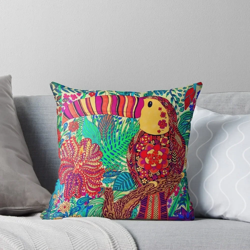 Rainforest - By Rebecca artz Throw Pillow Pillow Case Christmas Pillowcase Decorative pillow case