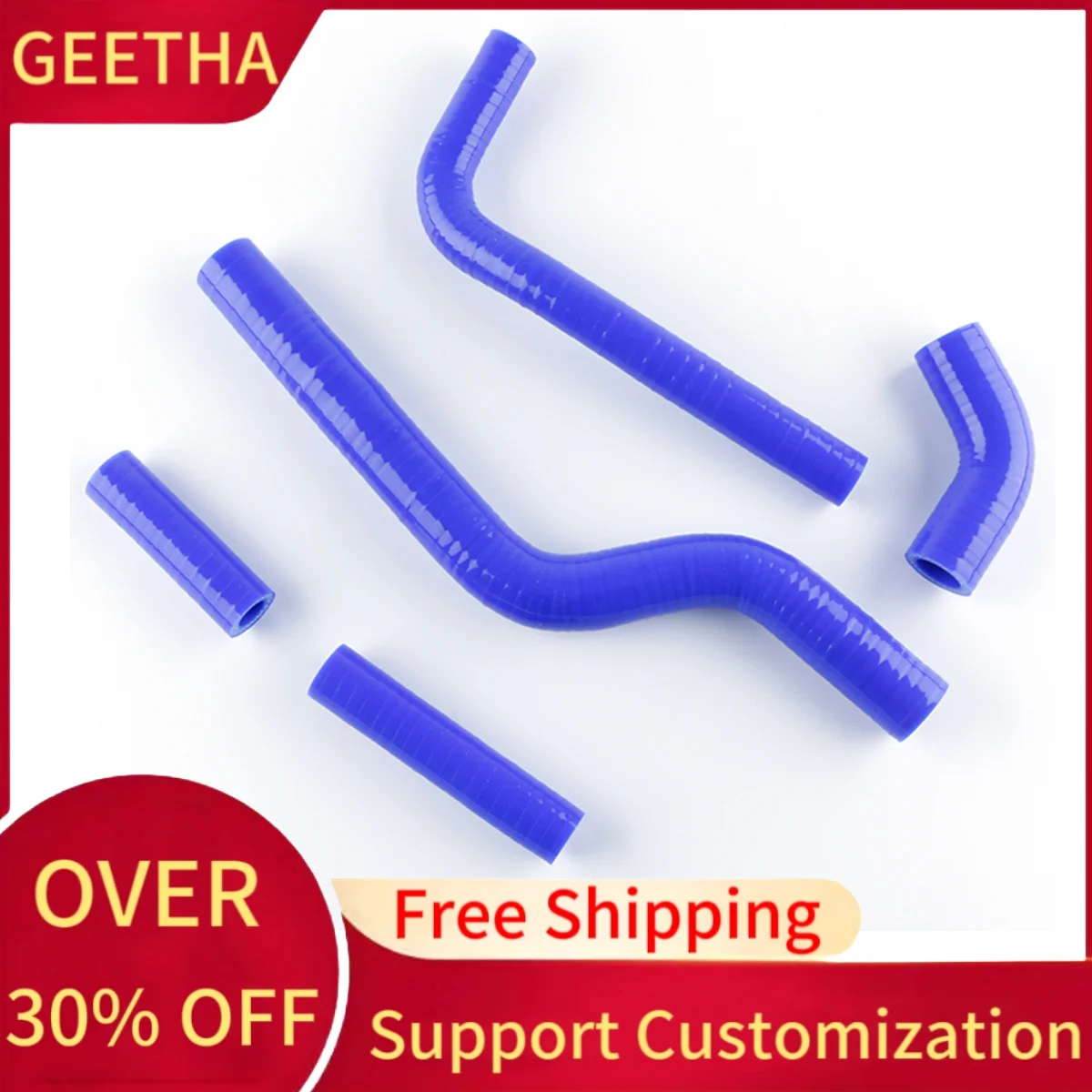 

For 2005 Kawasaki KX250F 2005 2006 Suzuki RMZ250 KX 250 F RMZ 250 Silicone Radiator Hose Pipe Tube Kit