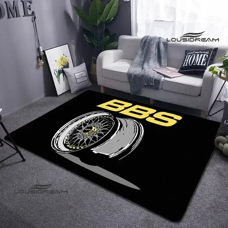 BBS racer 3D printed carpet children play carpet living room bedroom non-slip carpet photography props birthday gift