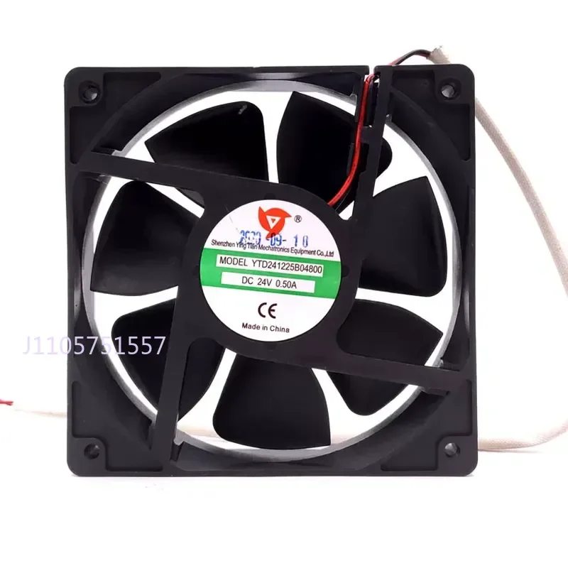 New Yingtian YTD241225B04800 12025 24V 0.50A Inverter Cooling Fan for Large Air Volume Applications