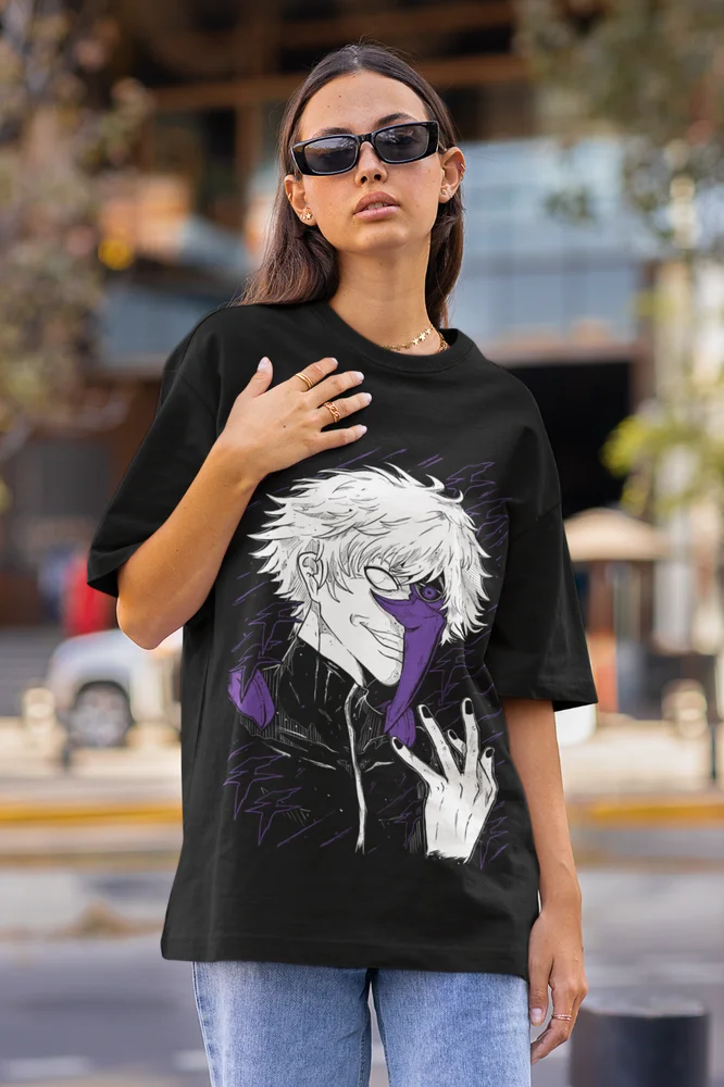 Ken Kaneki T-Shirt Tokyo GhoulManga Strip Horror Anime Black Shirt Tee All Size