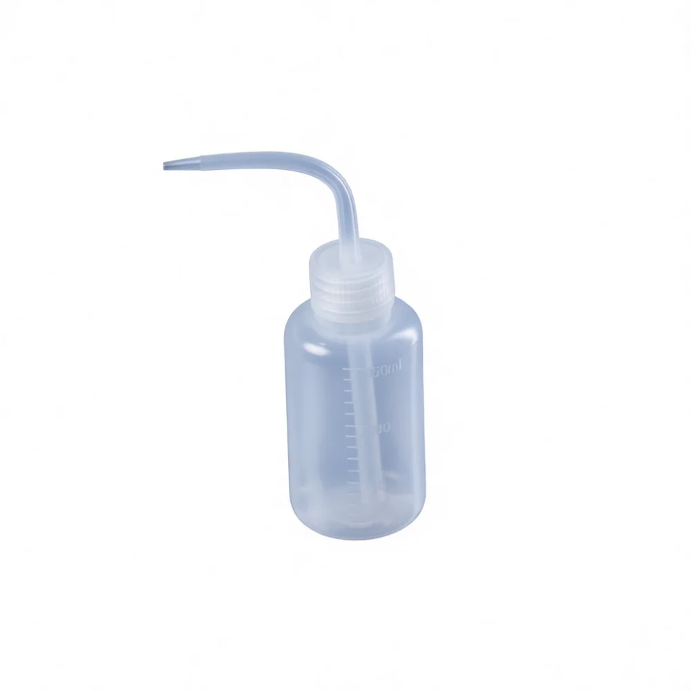 Squeeze Water Bottle Lab Washing Flask Curved Spout For Gardening Succulent Irrigation Beauty Eyelash Cleaning Utensil