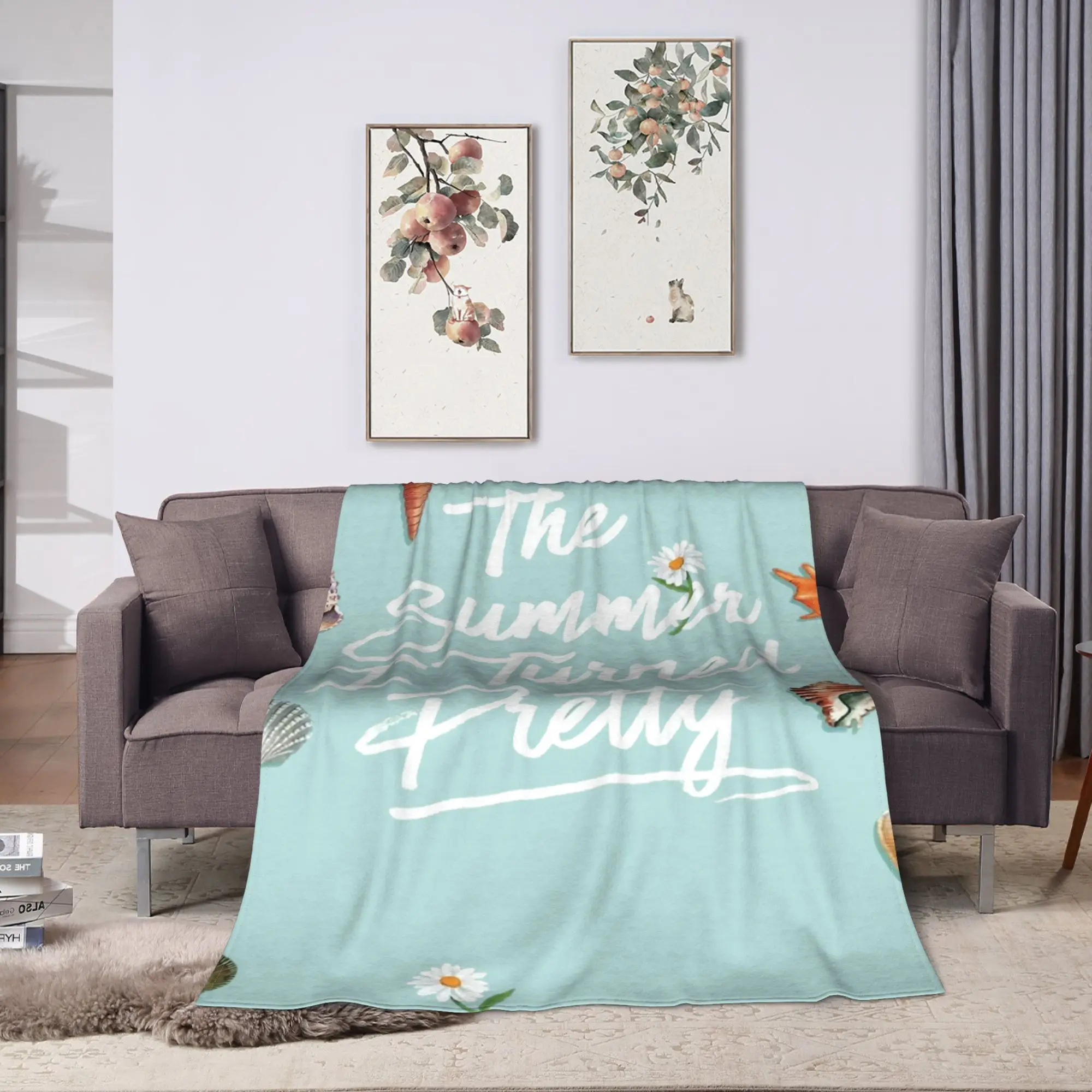 Conrad Fisher  Blanket Quality Soft The Summer I Turned Pretty   Throw Blanket Winter Students Couch Bed Novelty Bedspread