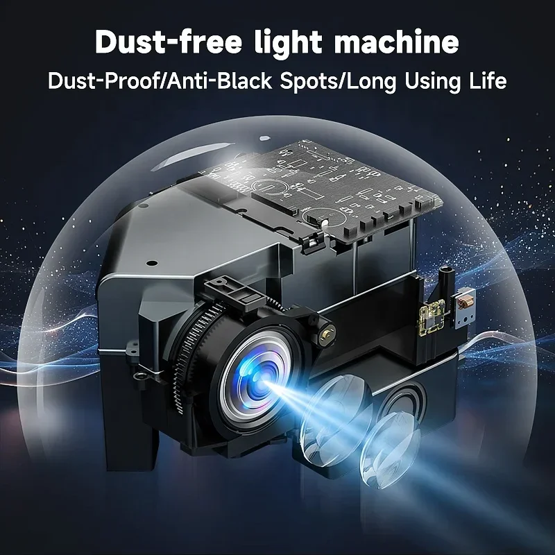 

In stock OEM 4k Support Eye Protection Portable Dual Hi-Fi Speakers 5G WiFi Movie Projector Home Cinema Indoor/Outdoor