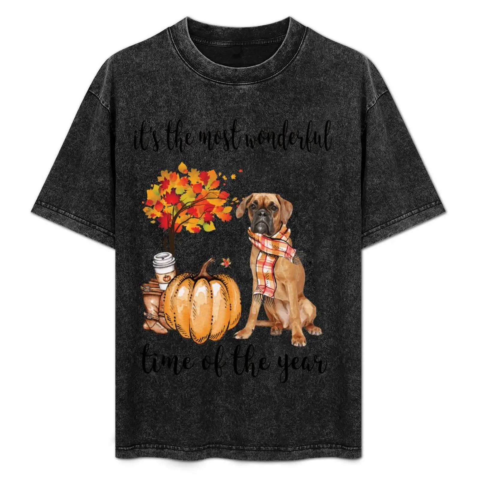 

Boxer and Autumn T-Shirt Quick Dry Travel T-Shirt