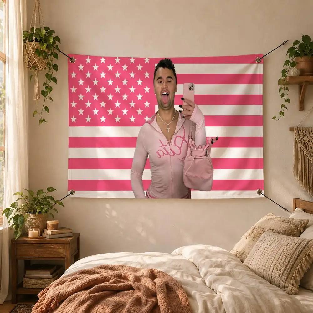 Patriotic Conservative charlie Kirk Flags Decorative Flag Banner for Outdoor Garden Yard Camping Party Home Wall Hanging Decor