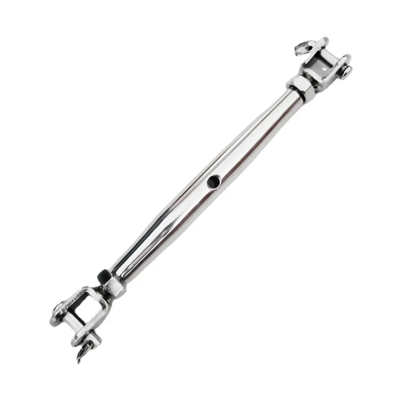 Stainless Steel 304 Jaw and Jaw Pipe Turnbuckles Closed Body Turnbuckles M8 Turn Buckle For Wire Rope Tension