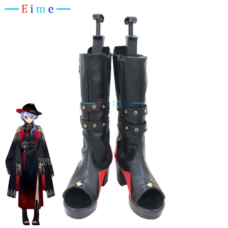 

Hoshimachi Suisei Cosplay Shoes Vtuber Cosplay Props Halloween Carnival Boots PU Shoes Custom Made