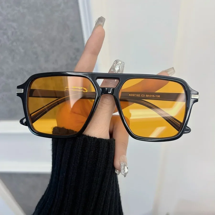 نظارات شمسية مربعة كلاسيكية كاجوال للنساء والرجال ماركة كلاسيكية نظارات شمسية دائرية كلاسيكية للجنسين Oculos #1
