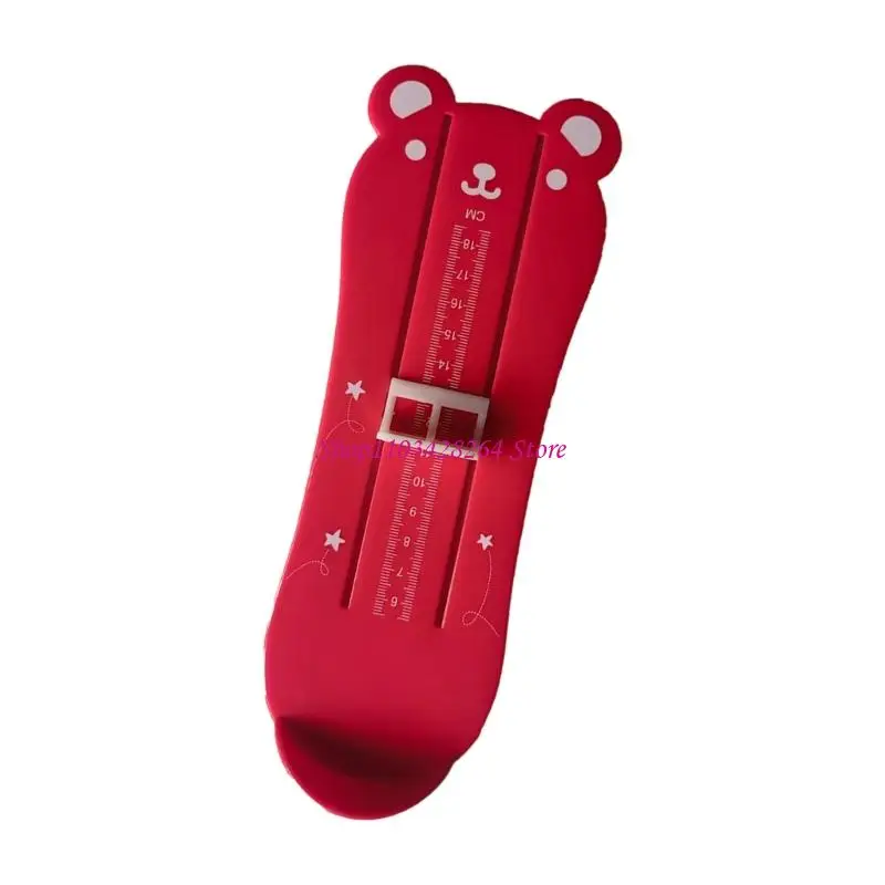 

Adorable Bear Shaped Baby Feet Gauge Safe For Toddler Infants Foot Meter
