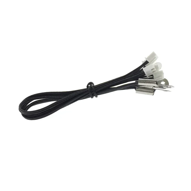10pcs Temperature Sensor  10k B3435 Surface Fixed Temperature Probe M3  Aperture3.2MM Length20CM XH2.54- 2P Plug NTC Thermistor