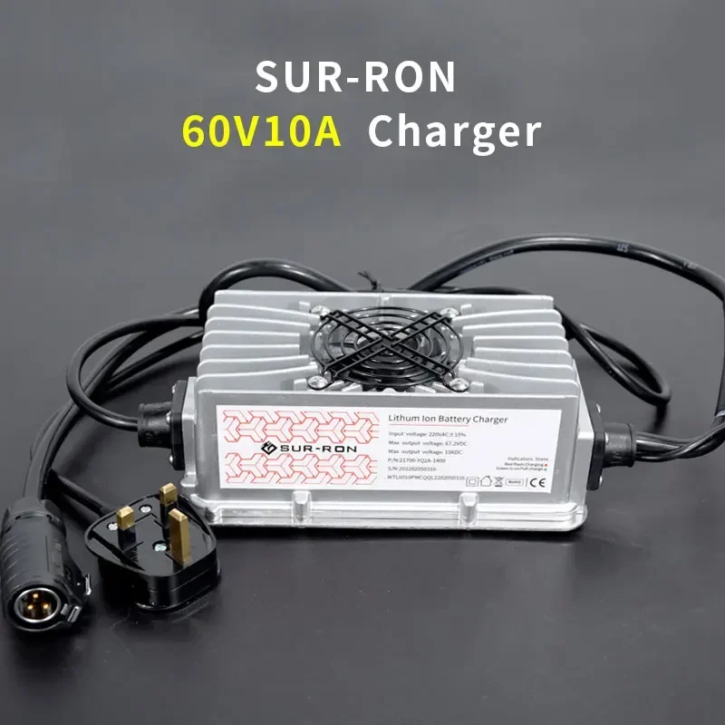 SURRON 60V10A Charger Light Bee X Charging Tools Motocross Off-road Original  SUR-RON Segway X260