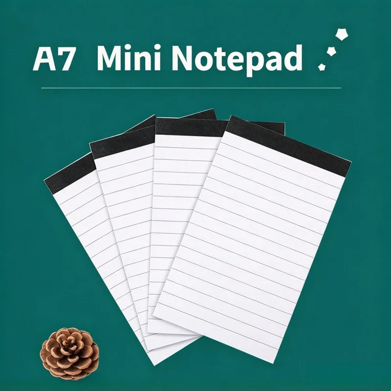 60 Sheets 3x4 Inch Mini Lined Notepad Tear-off Pocket Task List Memo Pad Soft Back Writing Journal Notebook