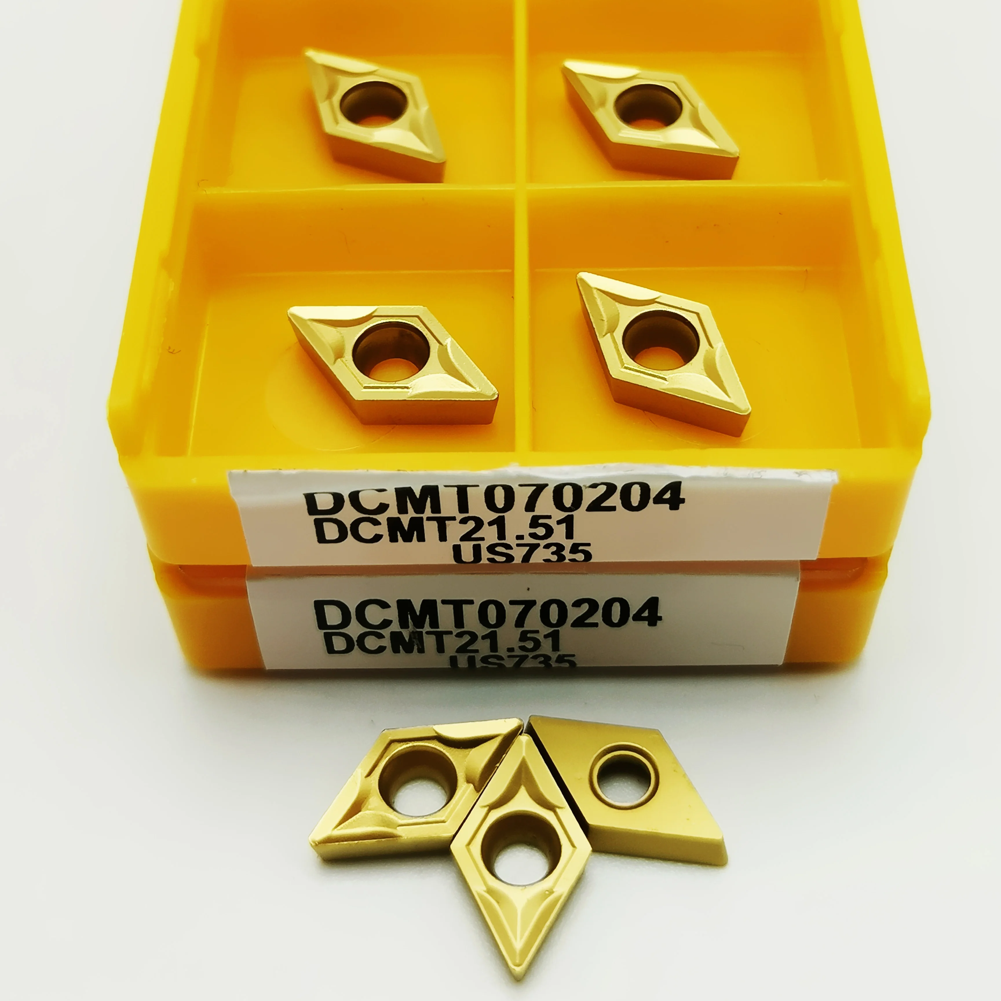 CCMT060204 DCMT070204 US735 CNC ferramenta de torneamento interno carboneto ferramenta de torneamento ferramenta de fresagem torno ferramenta CCMT060204 DCMT070204