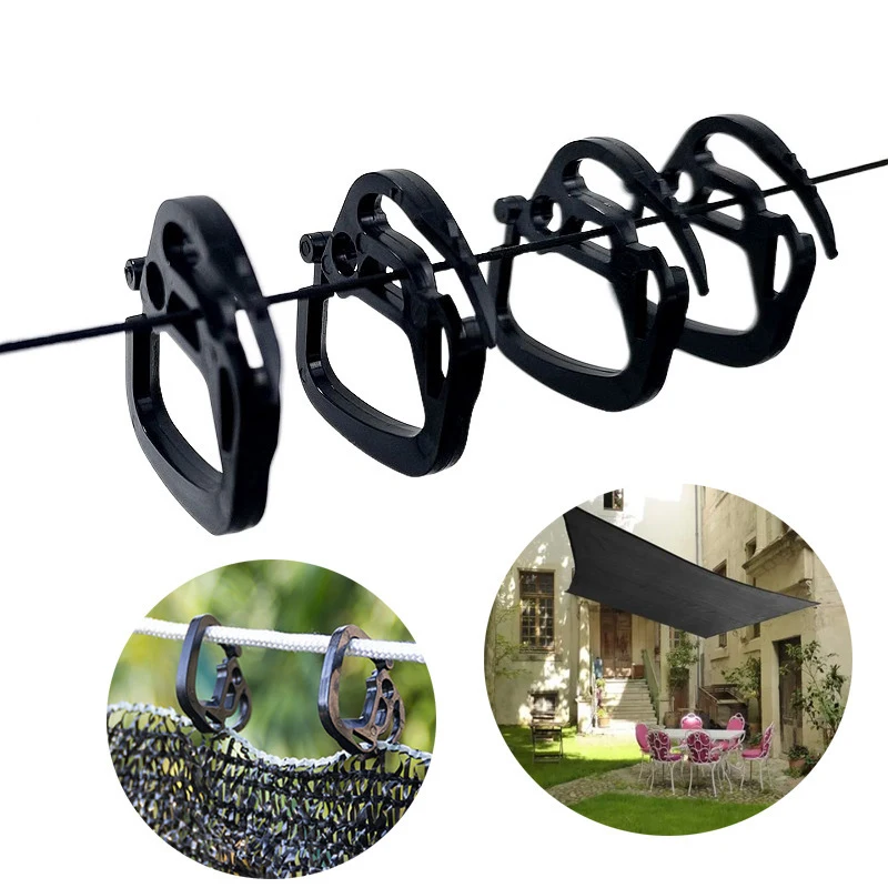 10/20Shade Cloth Clips - Heavy Duty Hooks up for Shade Net, Garden, Greenhouse & Outdoor Use - Adjustable & Portable​ Wholesale