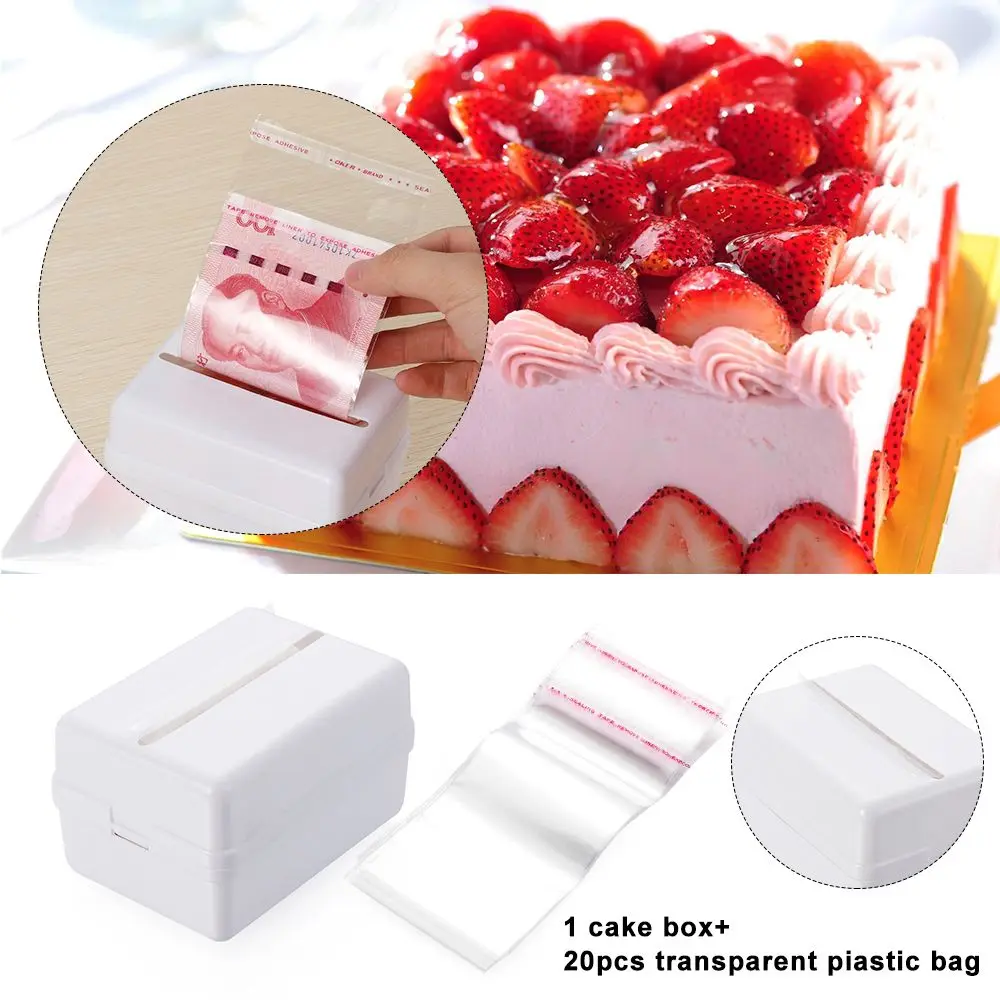 Lustige Party Dekoration Geschenk alles Gute zum Geburtstag Kuchen atm Aufbewahrung boxen Kuchen Topper Überraschung Spar büchse