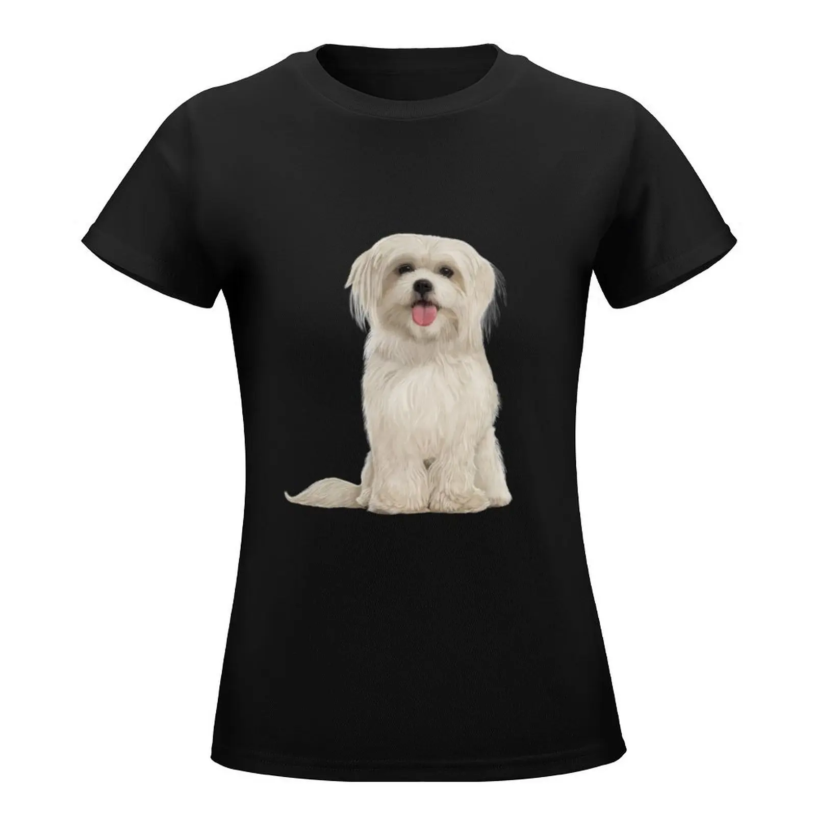 Havanese puppy T-Shirt kawaii clothes Aesthetic clothing korean fashion tshirts woman