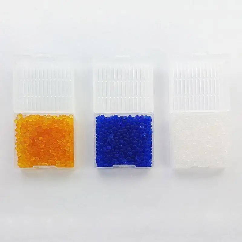 New Reusable Moisture Indicating Silica Gel Desiccant Humidity Absorbing Agent For Storage Box Dehumidification Random Color