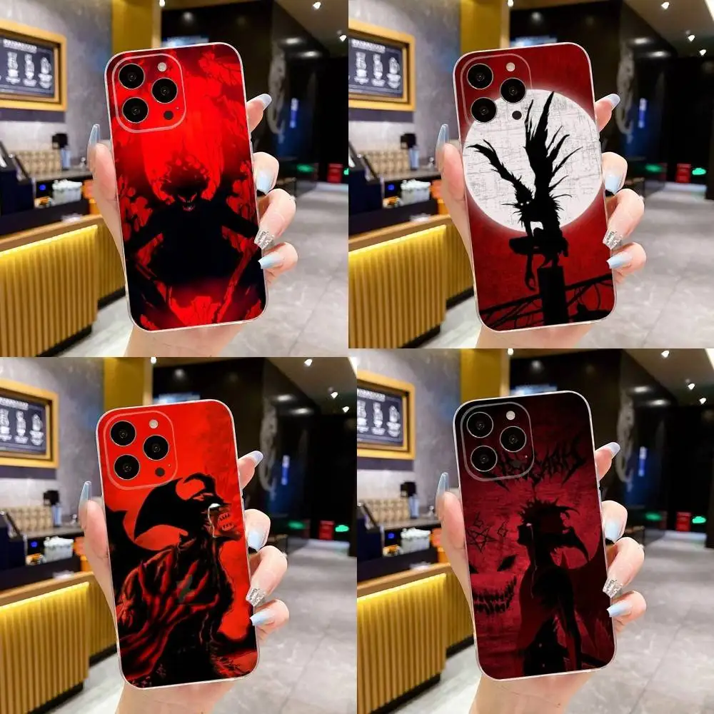 

D-Devilman C- Crybaby Phone Case For iPhone 16,15,14,13,12,11 Plus,Pro,Max,XR,XS,X,7,8 Plus,SE,Mini Transparent Soft Cover
