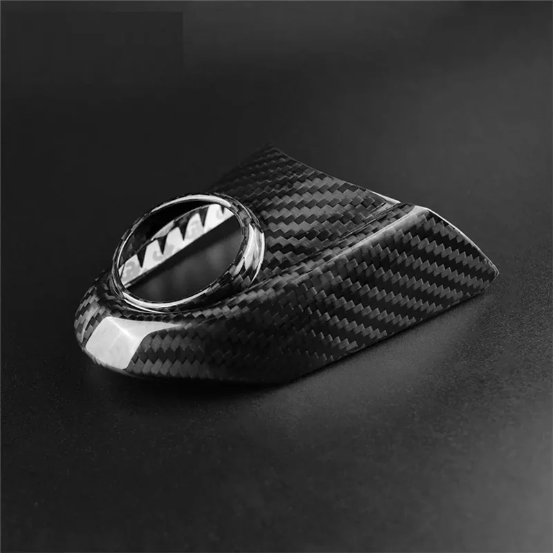

Firmly Car Steering Wheel Cover Real Hard Carbon Fiber Sticker For Mini Cooper Clubman F54 F55 F56 F60 Countryman Parts