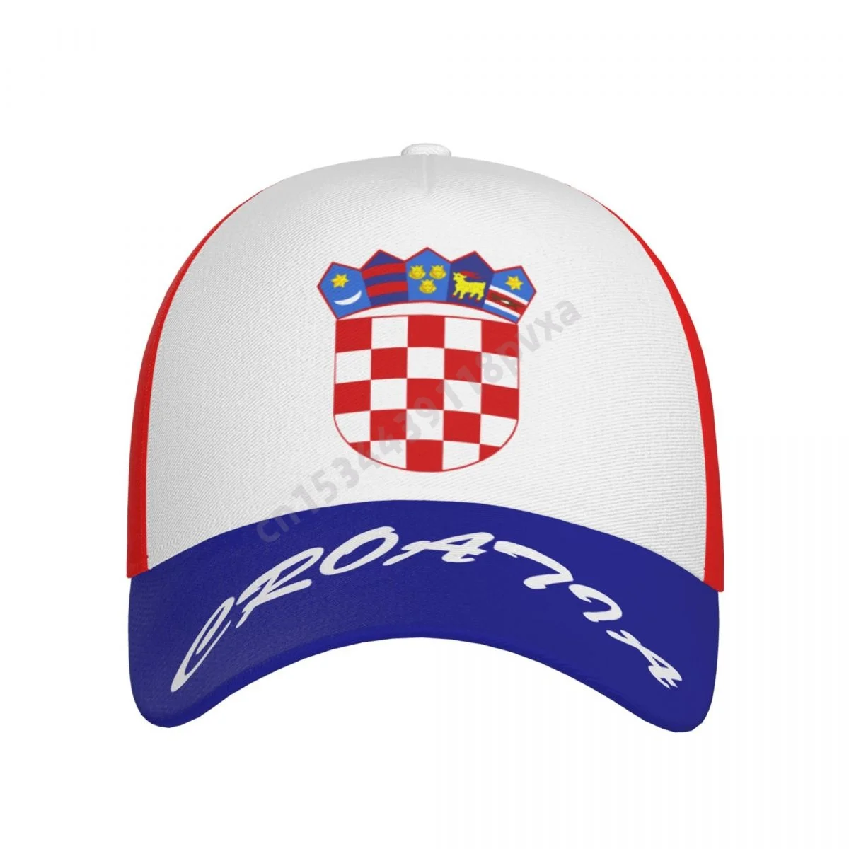 Unisex Croatia Flag Croatian Adult Baseball Cap Patriotic Hat for Baseball Soccer Fans Men Women